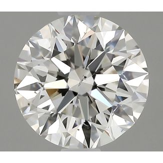 1.0 Carat Round H SI1 EX VG GIA Natural Diamond