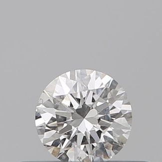 0.26 Carat Round E SI2 EX GIA Natural Diamond