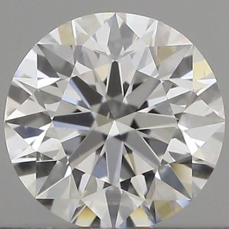 0.41 Carat Round D SI1 EX GIA Natural Diamond