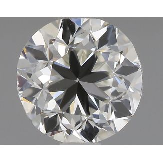 0.5 Carat Round H VVS2 GD EX IGI Natural Diamond