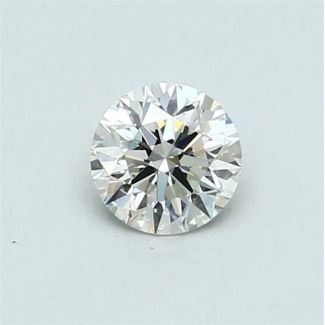 0.35 Carat Round H VVS1 EX GIA Natural Diamond