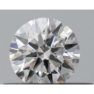 0.33 Carat Round I SI2 EX GIA Natural Diamond