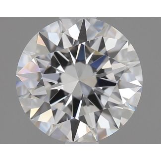 0.51 Carat Round F VVS1 EX GIA Natural Diamond