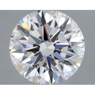 0.41 Carat Round F VS1 EX GIA Natural Diamond