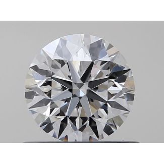 0.51 Carat Round E VVS1 EX GIA Natural Diamond