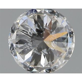 0.40 Carat Round E SI2 EX IGI Natural Diamond