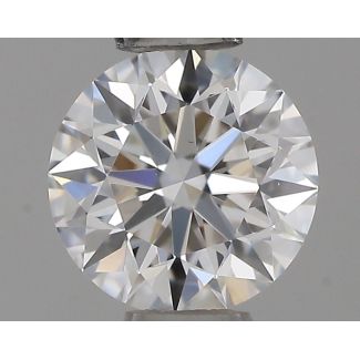 0.36 Carat Round F VS1 EX GIA Natural Diamond