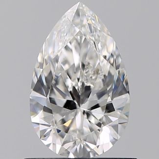 0.70 Carat Pear D VS1 - VG EX GIA Natural Diamond