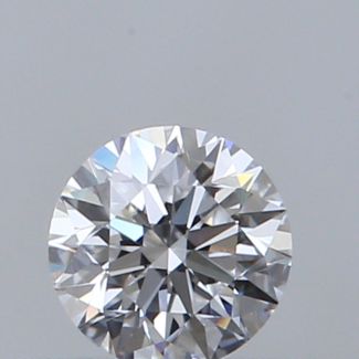 0.31 Carat Round D VVS2 EX GIA Natural Diamond