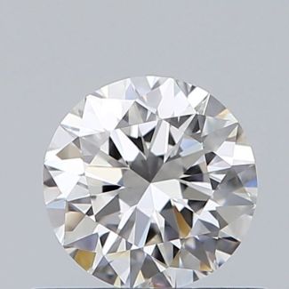 0.5 Carat Round F IF EX VG GIA Natural Diamond