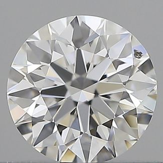 0.50 Carat Round E SI1 EX GIA Natural Diamond