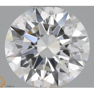 0.6 Carat Round G VVS2 EX GIA Natural Diamond