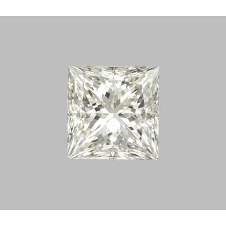 0.70 Carat Princess J VVS2 - EX GIA Natural Diamond