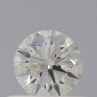 0.40 Carat Round I VS1 EX VG GIA Natural Diamond