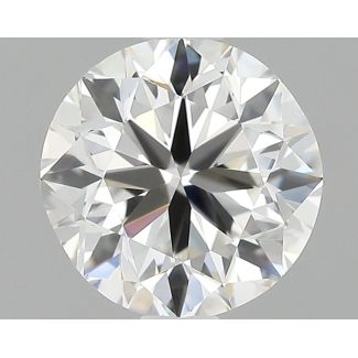 1.0 Carat Round H VVS2 GD EX GIA Natural Diamond