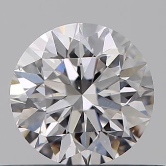 0.40 Carat Round D VS2 VG EX GIA Natural Diamond