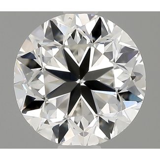 1.0 Carat Round H VS2 GD EX GIA Natural Diamond