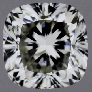 0.53 Carat Cushion Modified J SI1 - EX GIA Natural Diamond