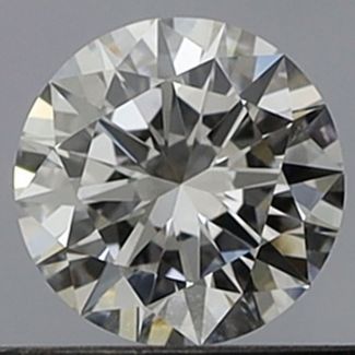 0.32 Carat Round F VVS1 EX GIA Natural Diamond