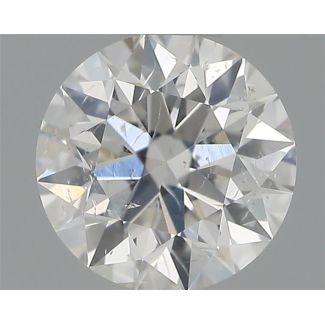 0.40 Carat Round F SI2 EX GIA Natural Diamond