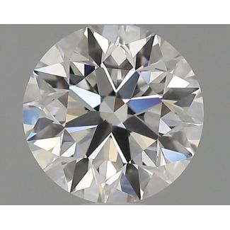 0.63 Carat Round E VVS1 EX GIA Natural Diamond