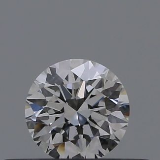 0.23 Carat Round E VVS2 EX VG GIA Natural Diamond