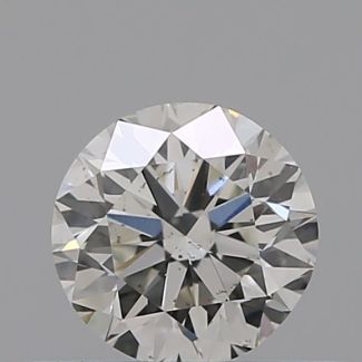 0.33 Carat Round H SI1 VG EX GIA Natural Diamond