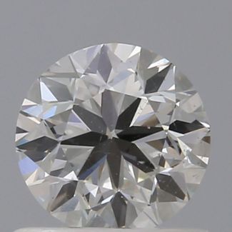 0.70 Carat Round H SI1 GD VG GIA Natural Diamond