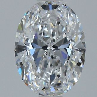 0.94 Carat Oval D SI1 - EX VG GIA Natural Diamond