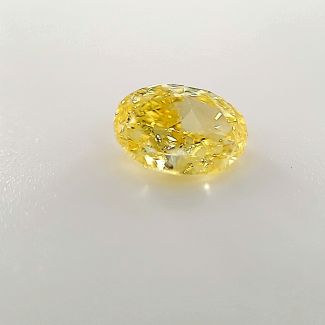 1.05 Carat Oval Fancy Intense Yellow VS2 - VG GIA Natural Diamond