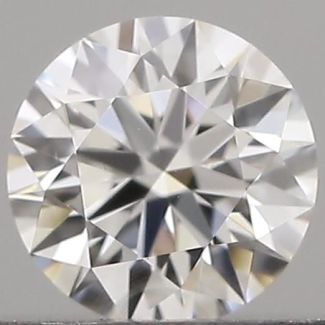 0.24 Carat Round D VS2 EX GIA Natural Diamond