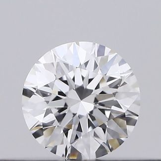 0.18 Carat Round D SI1 EX GIA Natural Diamond