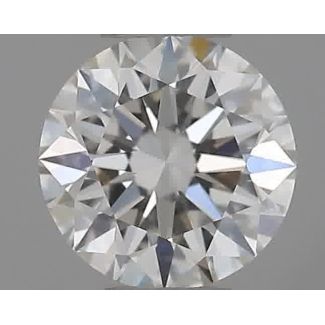 0.50 Carat Round G VVS2 EX VG GIA Natural Diamond