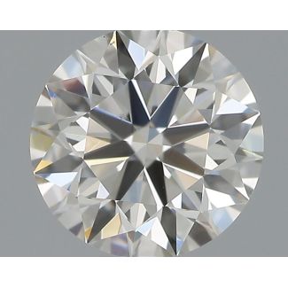 0.5 Carat Round H VS1 EX IGI Natural Diamond