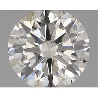 0.30 Carat Round H SI2 EX VG IGI Natural Diamond