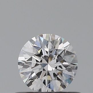 0.41 Carat Round D SI1 EX GIA Natural Diamond