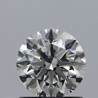 0.80 Carat Round H VS2 VG EX GIA Natural Diamond