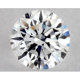 0.43 Carat Round E VVS1 EX GIA Natural Diamond