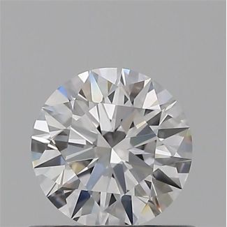 0.50 Carat Round E IF EX GIA Natural Diamond