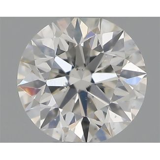 0.32 Carat Round G SI1 EX VG IGI Natural Diamond