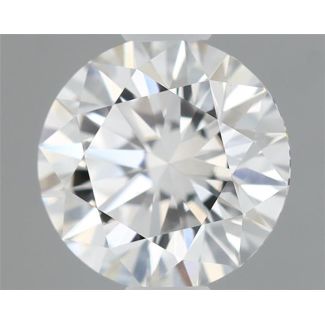 0.53 Carat Round F SI1 EX GIA Natural Diamond