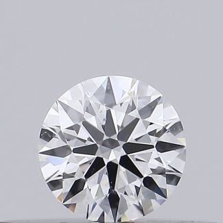 0.23 Carat Round D SI1 EX GIA Natural Diamond