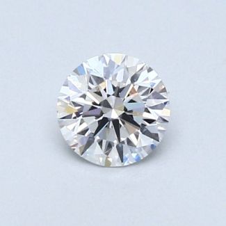 0.44 Carat Round D VS2 EX VG GIA Natural Diamond