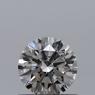 0.50 Carat Round I SI2 EX GIA Natural Diamond