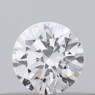 0.18 Carat Round D VS2 EX GIA Natural Diamond