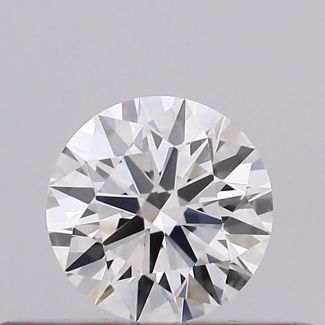 0.23 Carat Round F VVS2 VG EX GIA Natural Diamond