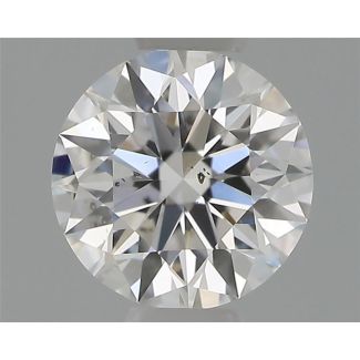 0.34 Carat Round E SI1 EX GIA Natural Diamond