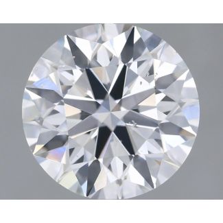 1.5 Carat Round F SI2 EX GIA Natural Diamond