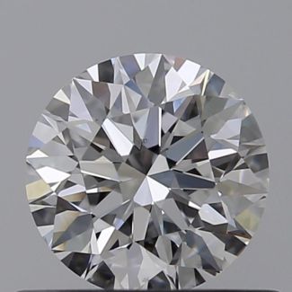 0.6 Carat Round E VS2 EX GIA Natural Diamond