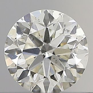 0.5 Carat Round H SI1 VG EX IGI Natural Diamond